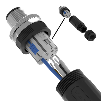 Banner Engineering Field Wireable Connector with Slide Lock Terminals