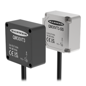 Banner Engineering QM30VT3 3-Axis Vibration Sensor