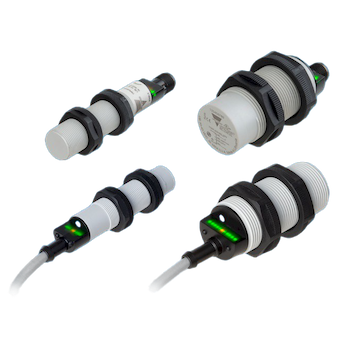 Carlo Gavazzi CA18CB and CA30CB Capacitive Sensors with LED Bar Graph