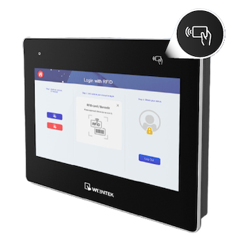 Weintek cMT3102X(R) 10.1-inch HMI with RFID