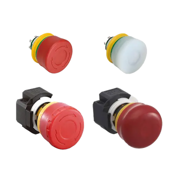 IDEC low-voltage XA/XW Series E-stops