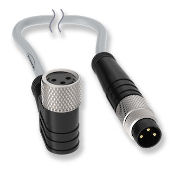Banner Engineering 5-Pin M12 and 3-Pin M8 High Flex Cordsets